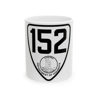 Virginia 152 1924 (Virginia) (Road Sign) White Coffee Mug 11oz - Go Mug Yourself