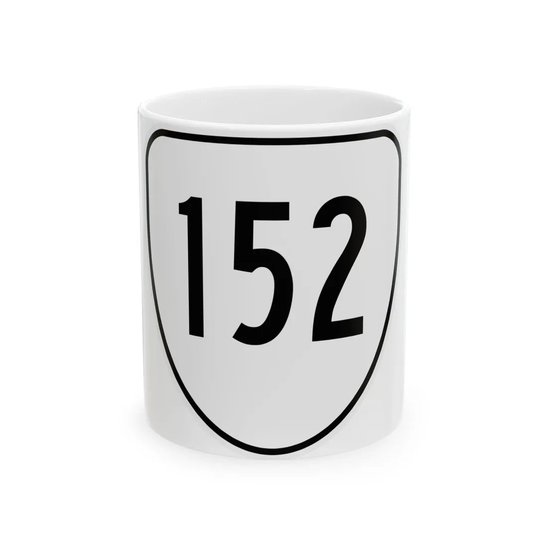 Virginia 152 1956 (Virginia) (Road Sign) White Coffee Mug 11oz - Go Mug Yourself