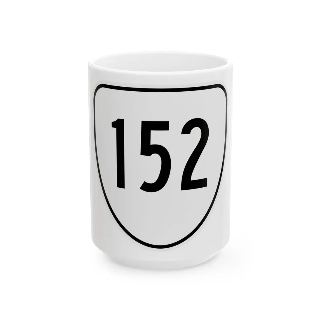 Virginia 152 1956 (Virginia) (Road Sign) White Coffee Mug 15oz - Go Mug Yourself