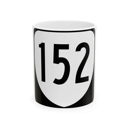 Virginia 152 1980 (Virginia) (Road Sign) White Coffee Mug 11oz - Go Mug Yourself