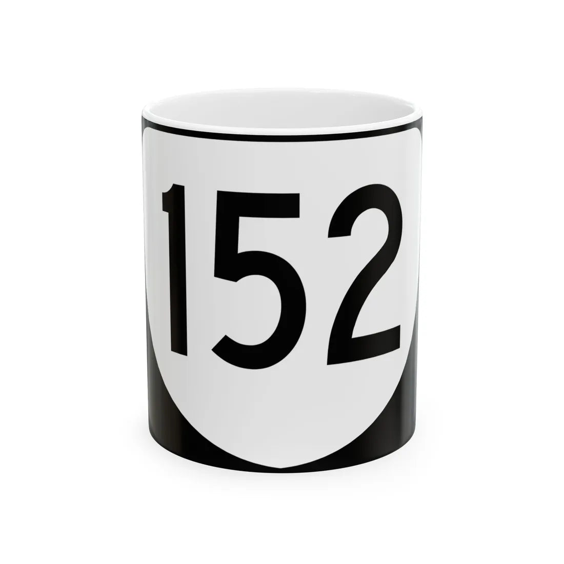 Virginia 152 (Virginia) (Road Sign) White Coffee Mug 11oz - Go Mug Yourself