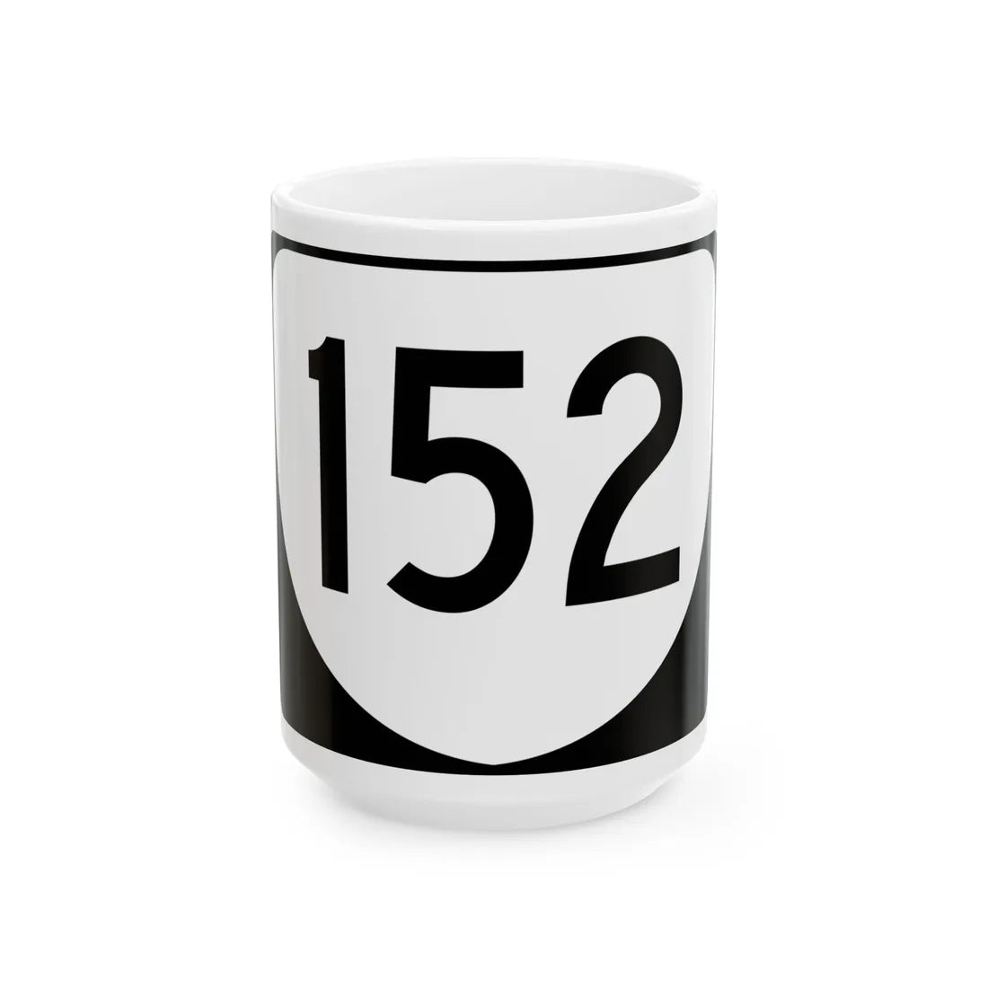 Virginia 152 (Virginia) (Road Sign) White Coffee Mug 15oz - Go Mug Yourself