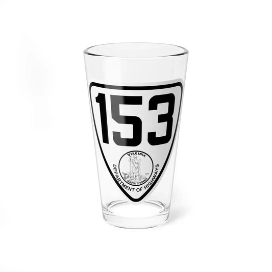 Virginia 153 1924 (Virginia) (Road Sign) Pint Glass 16oz 16oz - Go Mug Yourself