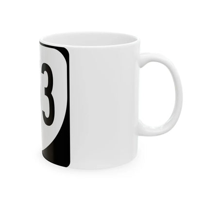 Virginia 153 1980 (Virginia) (Road Sign) White Coffee Mug - Go Mug Yourself