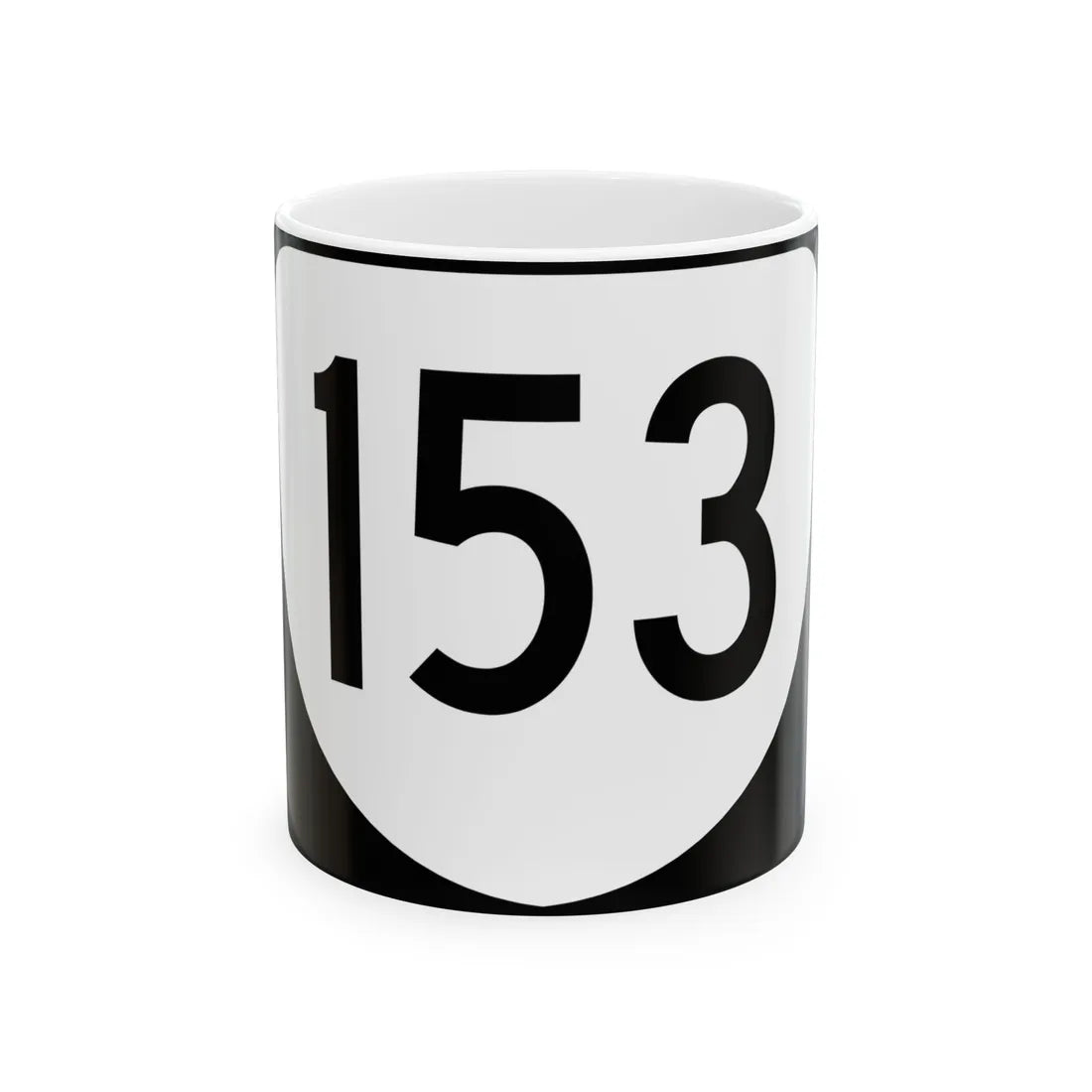 Virginia 153 (Virginia) (Road Sign) White Coffee Mug 11oz - Go Mug Yourself