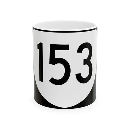 Virginia 153 (Virginia) (Road Sign) White Coffee Mug 11oz - Go Mug Yourself