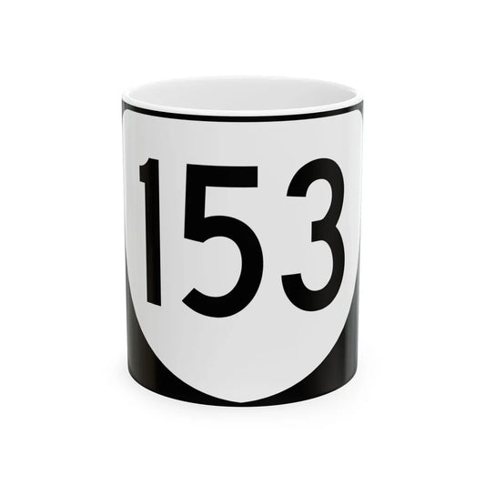 Virginia 153 (Virginia) (Road Sign) White Coffee Mug 11oz - Go Mug Yourself
