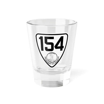 Virginia 154 1924 (Virginia) (Road Sign) Shot Glass 1.5oz 1.5oz - Go Mug Yourself