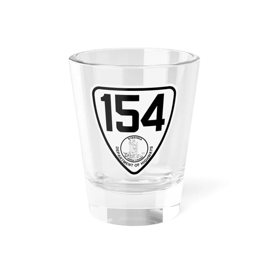 Virginia 154 1924 (Virginia) (Road Sign) Shot Glass 1.5oz 1.5oz - Go Mug Yourself