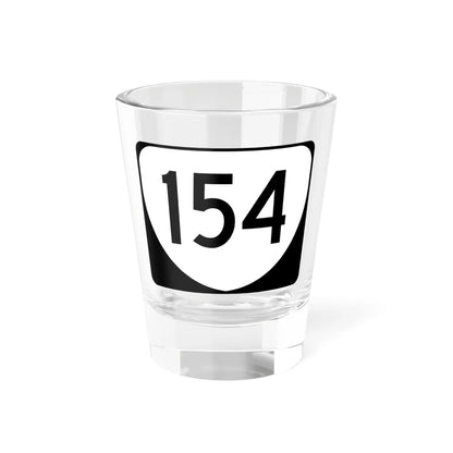 Virginia 154 (Virginia) (Road Sign) Shot Glass 1.5oz 1.5oz - Go Mug Yourself