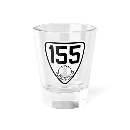 Virginia 155 1924 (Virginia) (Road Sign) Shot Glass 1.5oz 1.5oz - Go Mug Yourself