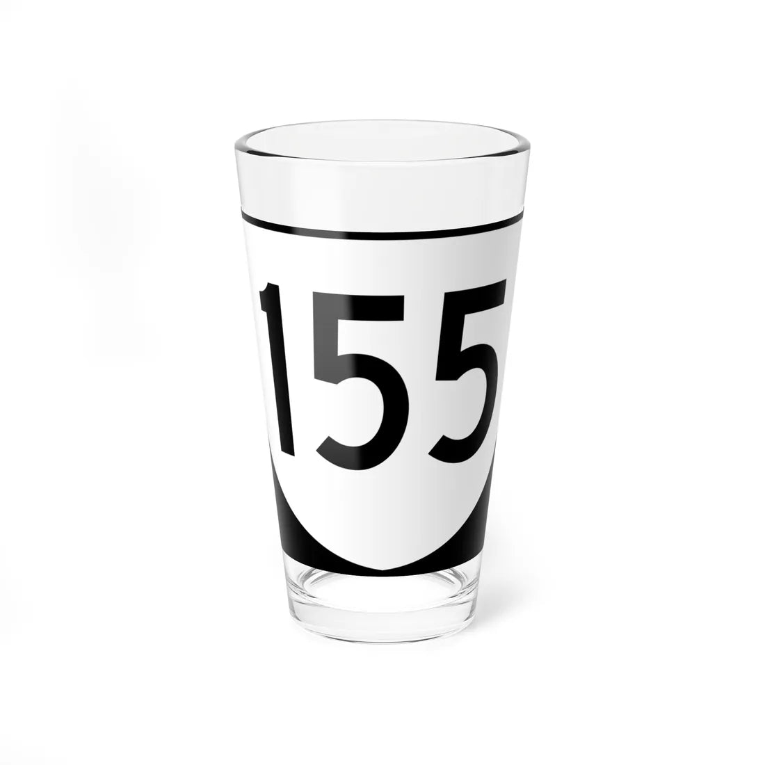 Virginia 155 (Virginia) (Road Sign) Pint Glss 16oz 16oz - Go Mug Yourself