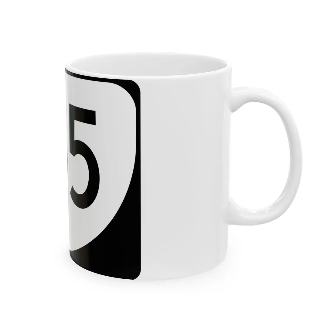 Virginia 155 (Virginia) (Road Sign) White Coffee Mug - Go Mug Yourself