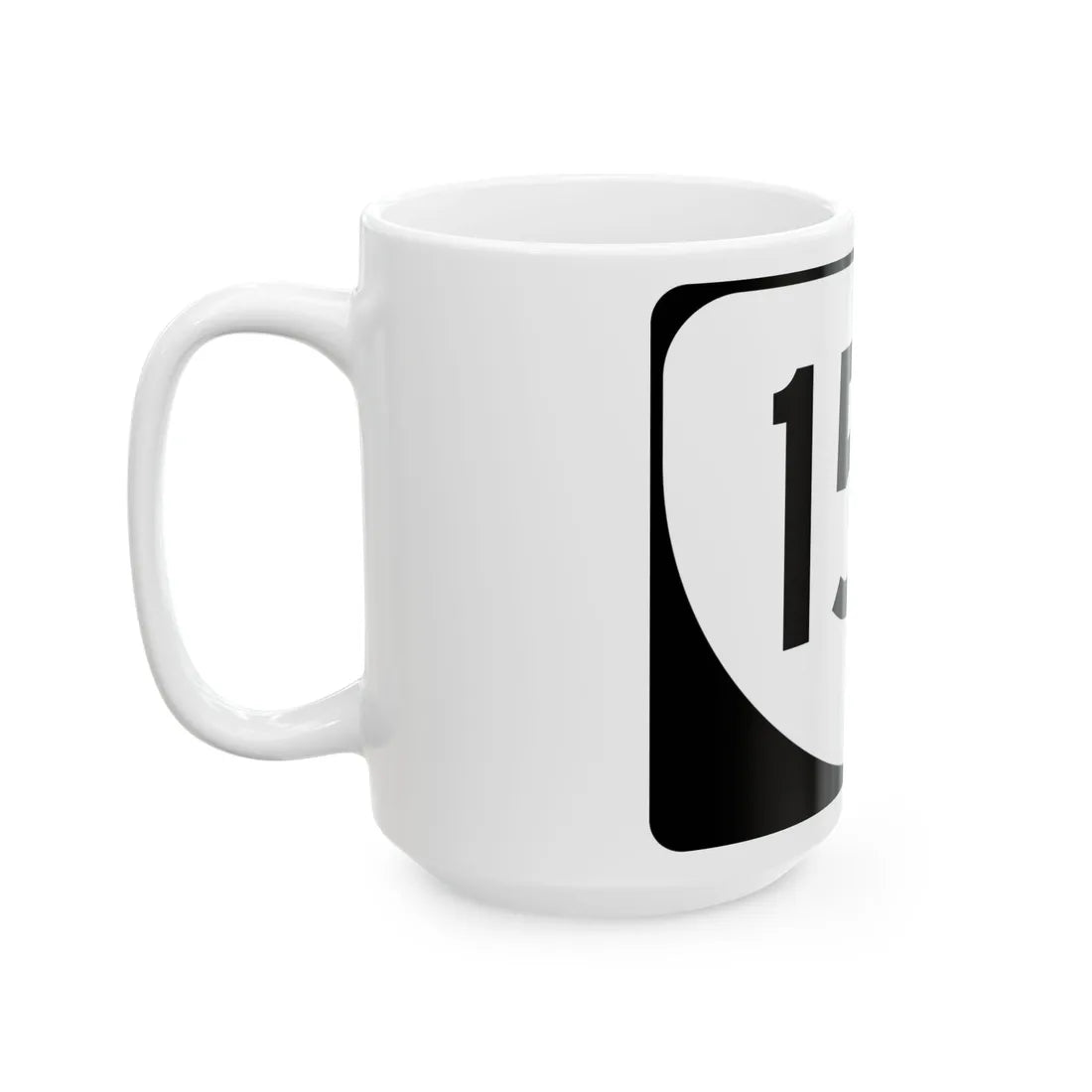 Virginia 155 (Virginia) (Road Sign) White Coffee Mug - Go Mug Yourself