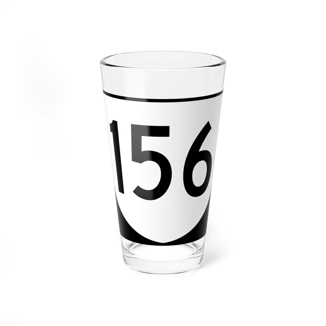 Virginia 156 (Virginia) (Road Sign) Pint Glss 16oz 16oz - Go Mug Yourself