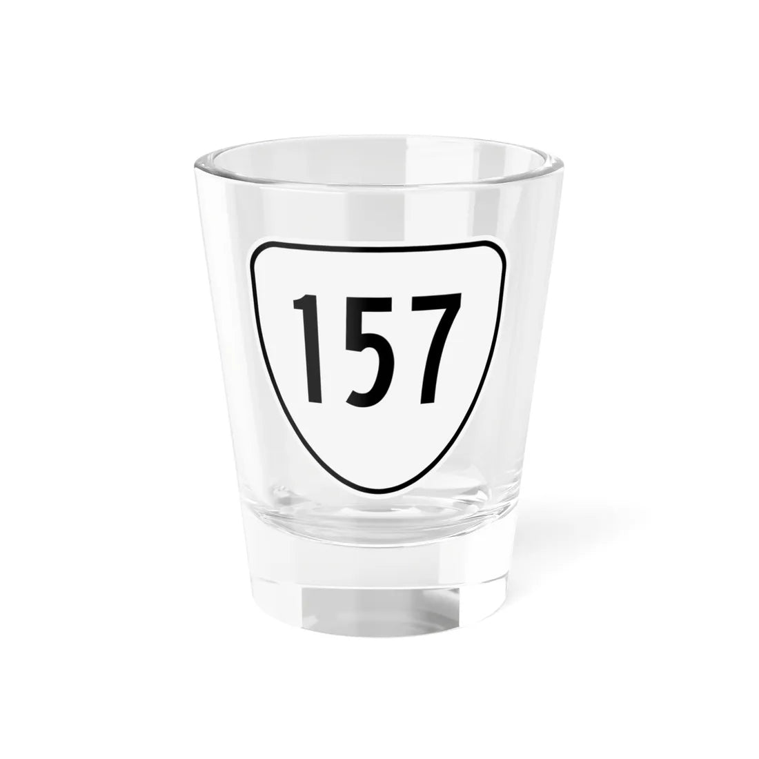 Virginia 157 1956 (Virginia) (Road Sign) Shot Glass 1.5oz 1.5oz - Go Mug Yourself