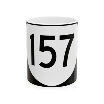 Virginia 157 (Virginia) (Road Sign) White Coffee Mug 11oz - Go Mug Yourself