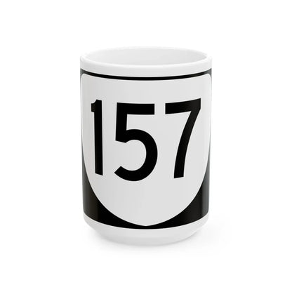 Virginia 157 (Virginia) (Road Sign) White Coffee Mug 15oz - Go Mug Yourself