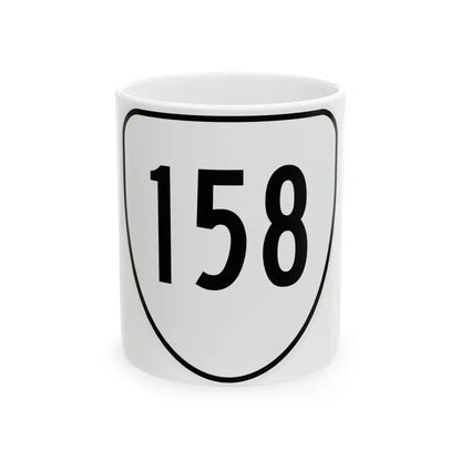 Virginia 158 1956 (Virginia) (Road Sign) White Coffee Mug 11oz - Go Mug Yourself