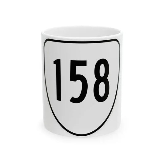 Virginia 158 1956 (Virginia) (Road Sign) White Coffee Mug 11oz - Go Mug Yourself