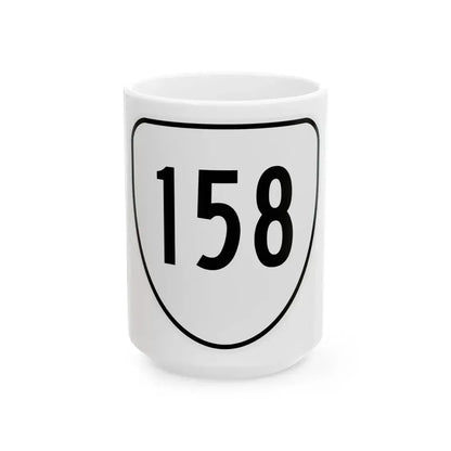 Virginia 158 1956 (Virginia) (Road Sign) White Coffee Mug 15oz - Go Mug Yourself