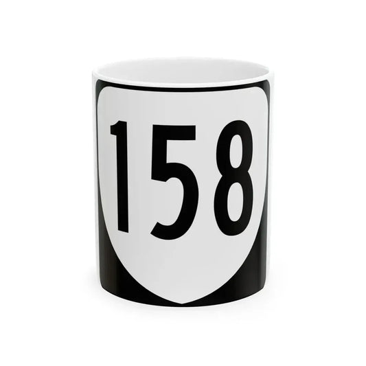 Virginia 158 1980 (Virginia) (Road Sign) White Coffee Mug 11oz - Go Mug Yourself