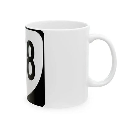 Virginia 158 1980 (Virginia) (Road Sign) White Coffee Mug - Go Mug Yourself