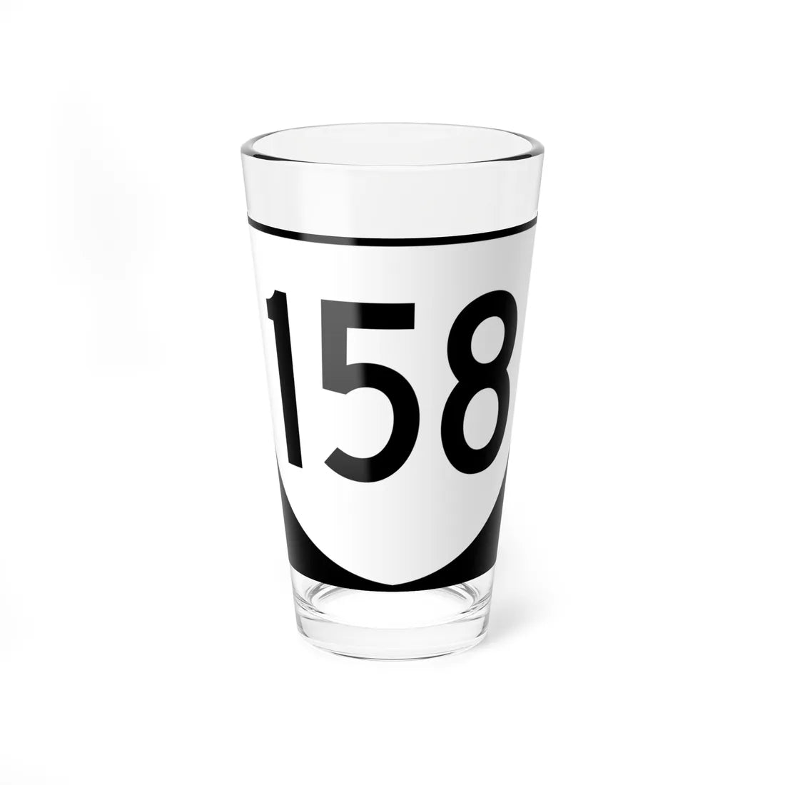 Virginia 158 (Virginia) (Road Sign) Pint Glss 16oz 16oz - Go Mug Yourself