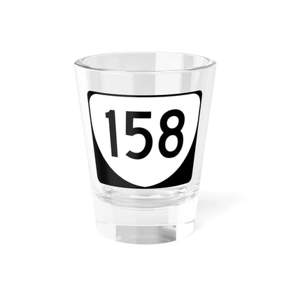 Virginia 158 (Virginia) (Road Sign) Shot Glass 1.5oz 1.5oz - Go Mug Yourself
