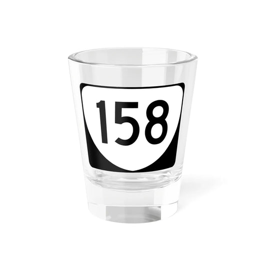 Virginia 158 (Virginia) (Road Sign) Shot Glass 1.5oz 1.5oz - Go Mug Yourself