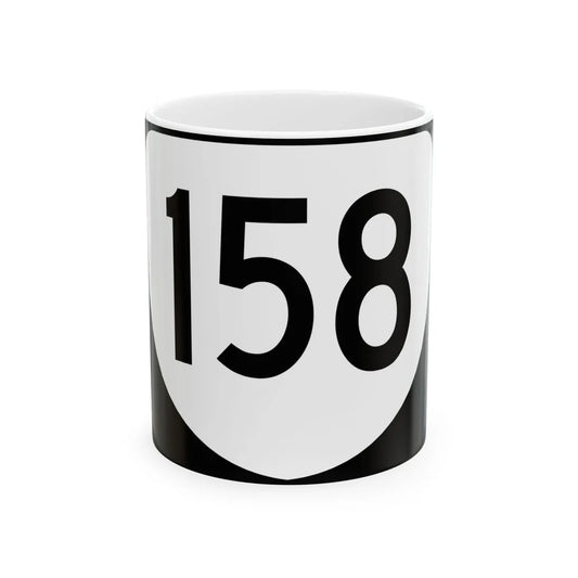 Virginia 158 (Virginia) (Road Sign) White Coffee Mug 11oz - Go Mug Yourself