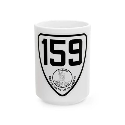 Virginia 159 1924 (Virginia) (Road Sign) White Coffee Mug 15oz - Go Mug Yourself