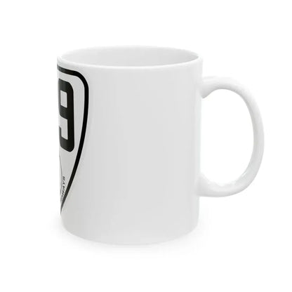 Virginia 159 1924 (Virginia) (Road Sign) White Coffee Mug - Go Mug Yourself