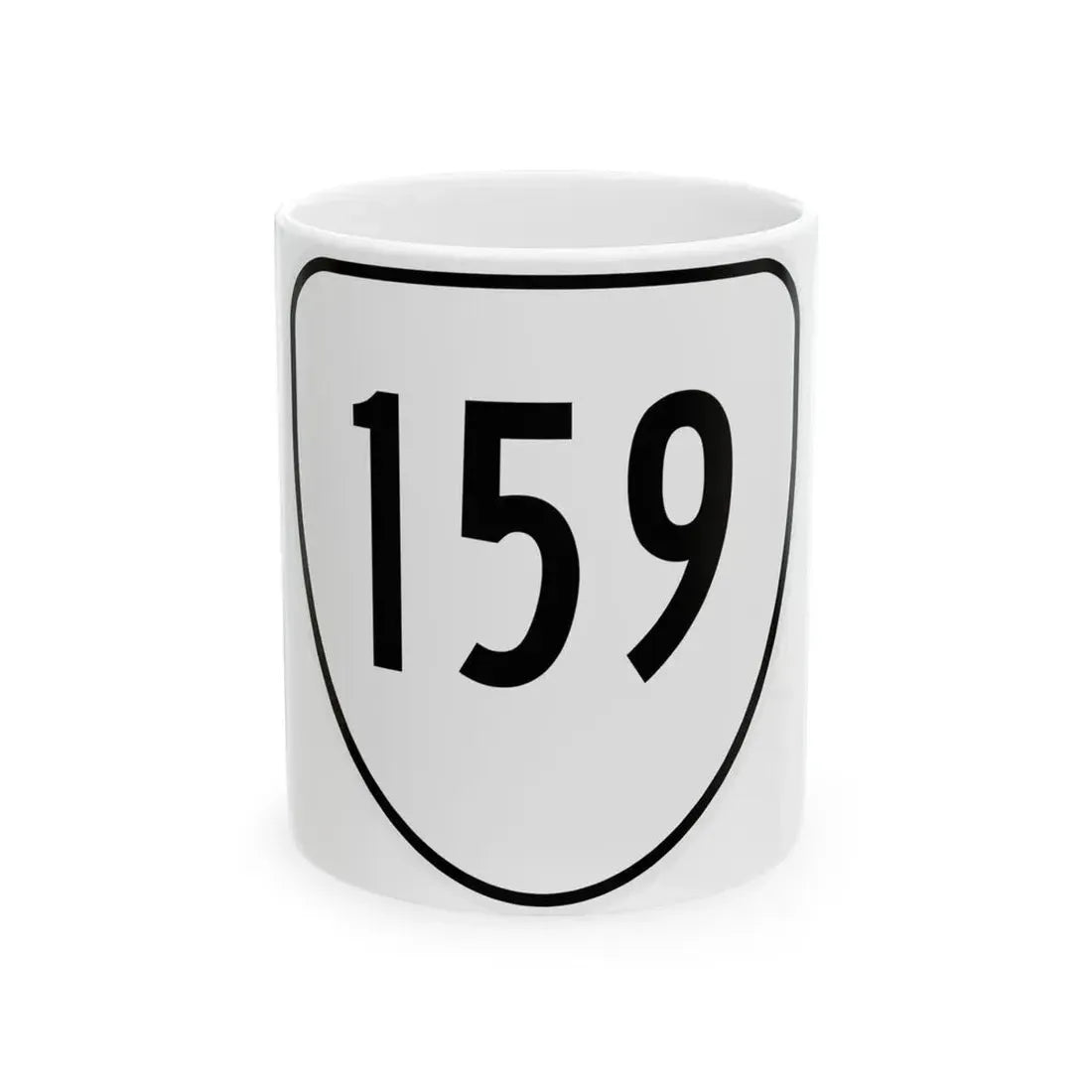 Virginia 159 1956 (Virginia) (Road Sign) White Coffee Mug 11oz - Go Mug Yourself