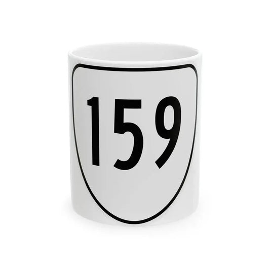 Virginia 159 1956 (Virginia) (Road Sign) White Coffee Mug 11oz - Go Mug Yourself