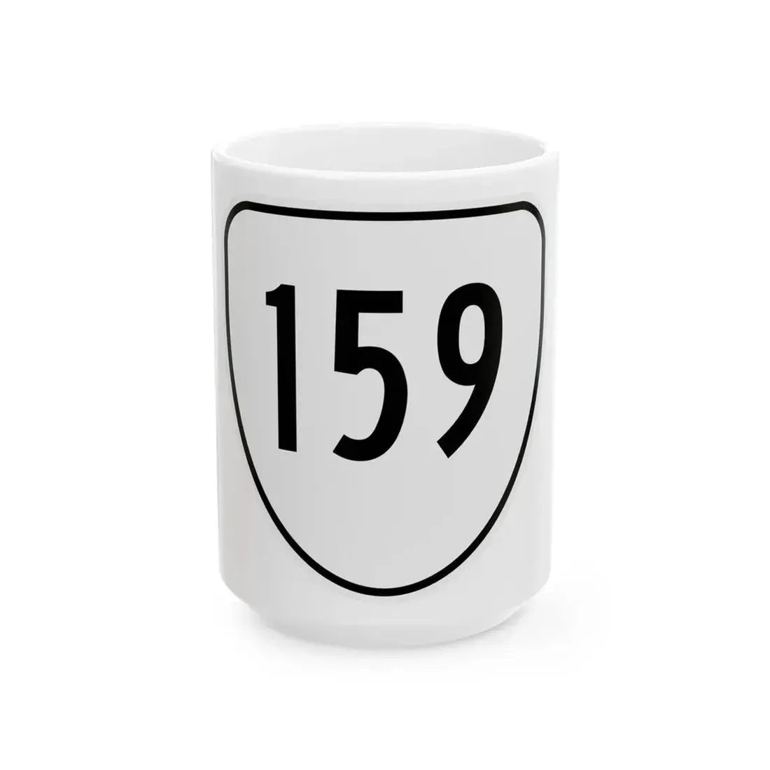 Virginia 159 1956 (Virginia) (Road Sign) White Coffee Mug 15oz - Go Mug Yourself