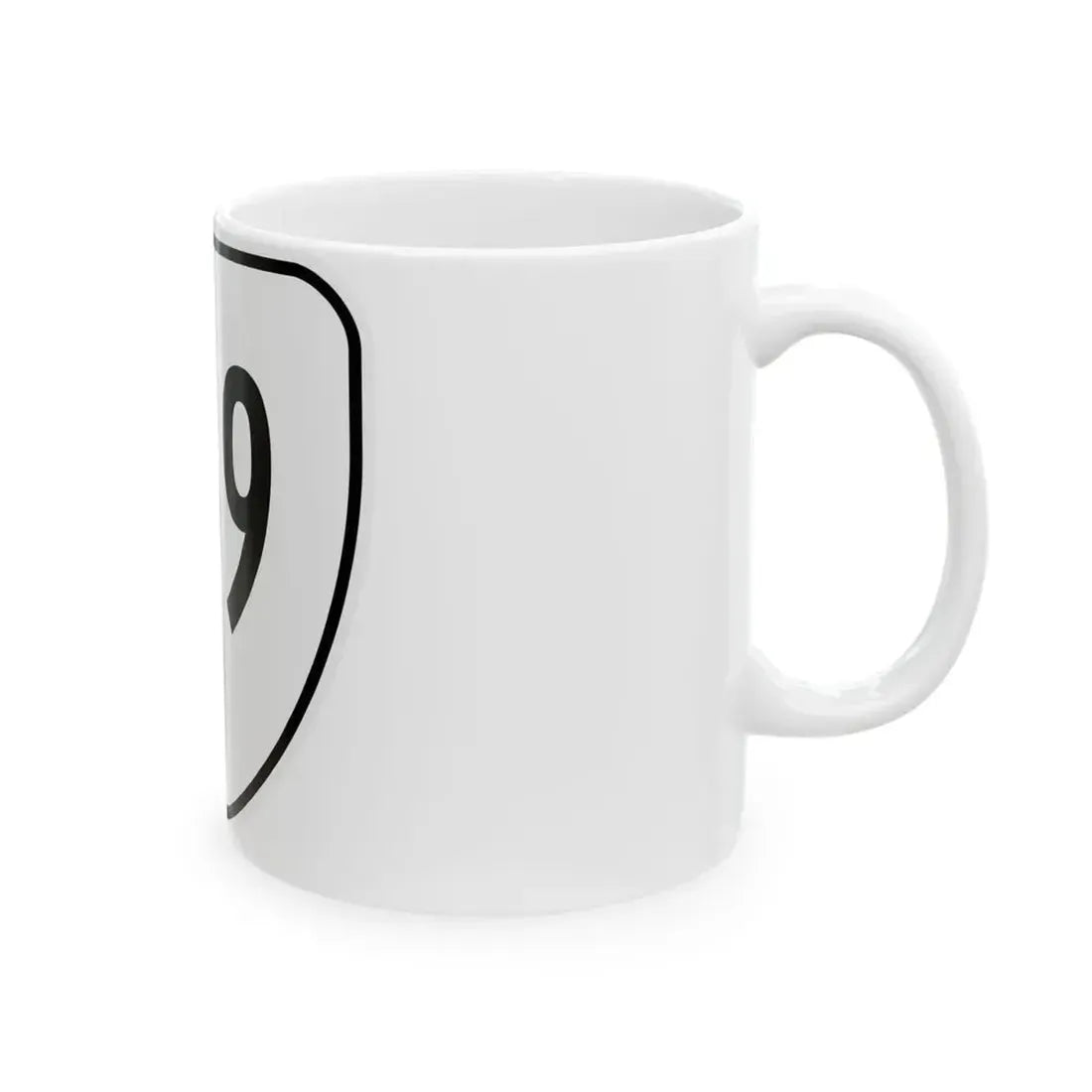 Virginia 159 1956 (Virginia) (Road Sign) White Coffee Mug - Go Mug Yourself