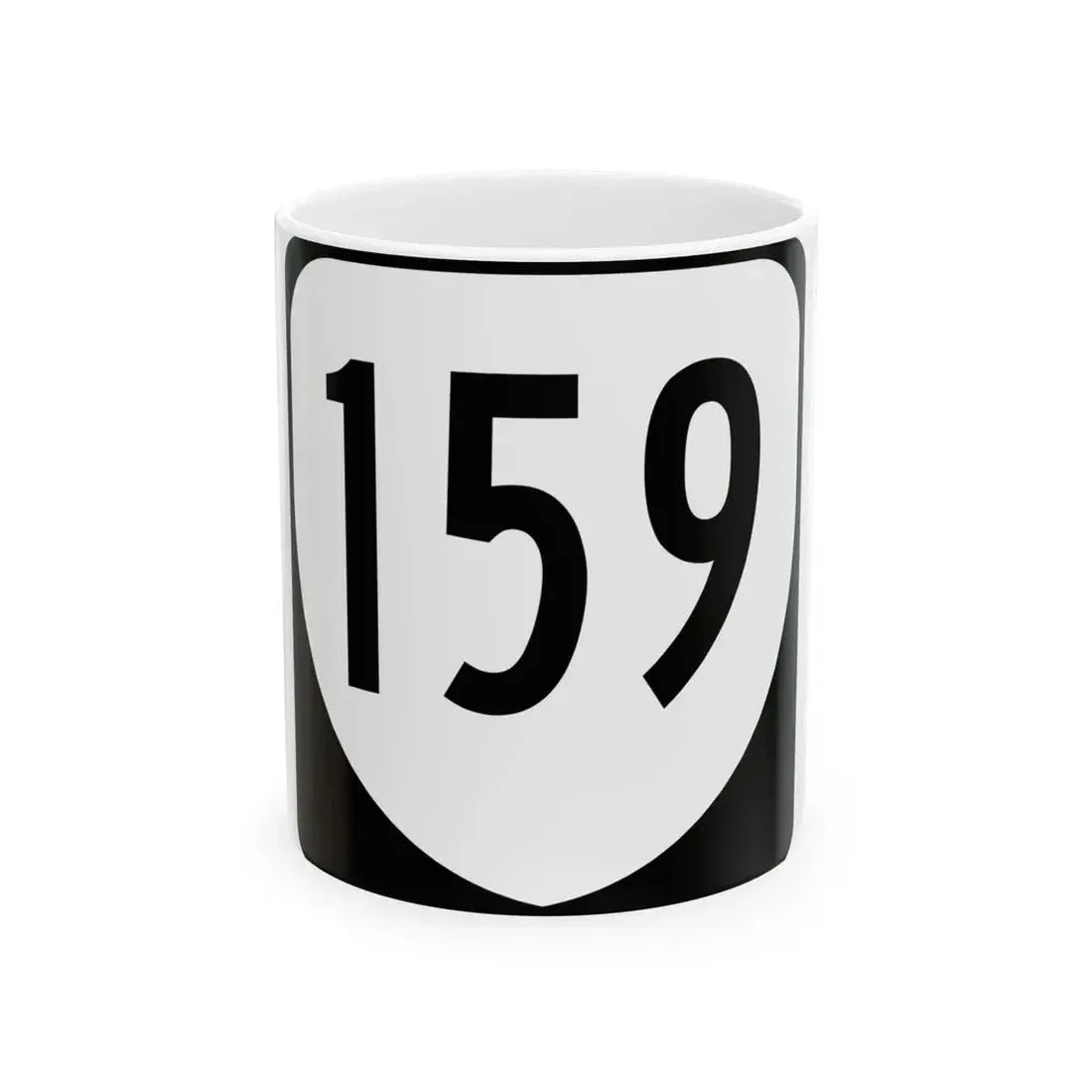 Virginia 159 1980 (Virginia) (Road Sign) White Coffee Mug 11oz - Go Mug Yourself