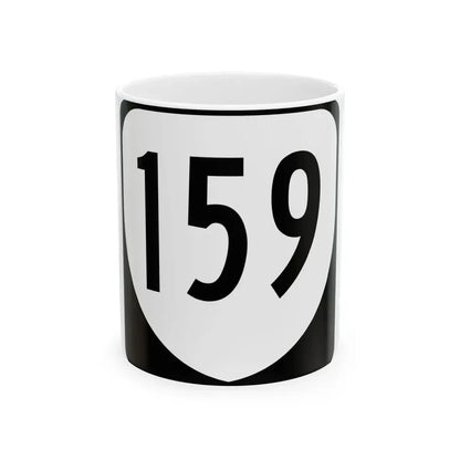 Virginia 159 1980 (Virginia) (Road Sign) White Coffee Mug 11oz - Go Mug Yourself