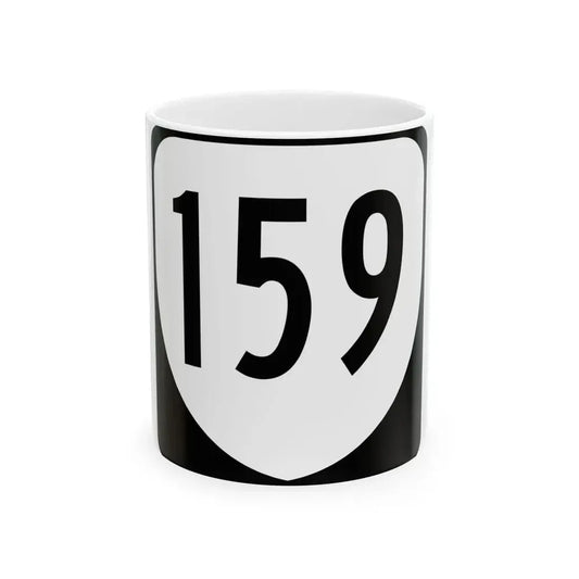 Virginia 159 1980 (Virginia) (Road Sign) White Coffee Mug 11oz - Go Mug Yourself