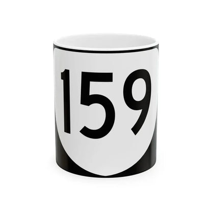 Virginia 159 (Virginia) (Road Sign) White Coffee Mug 11oz - Go Mug Yourself