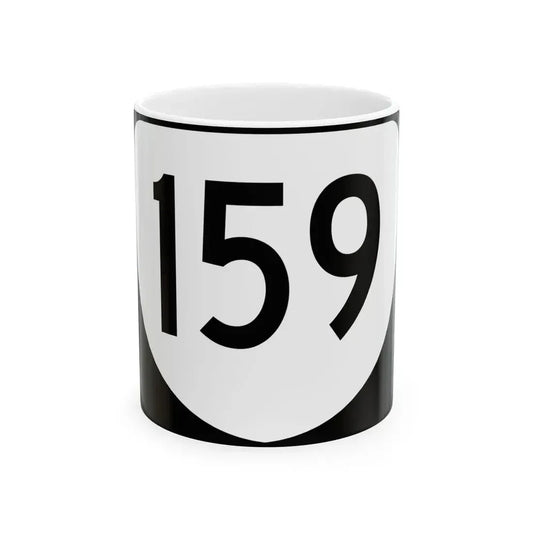 Virginia 159 (Virginia) (Road Sign) White Coffee Mug 11oz - Go Mug Yourself