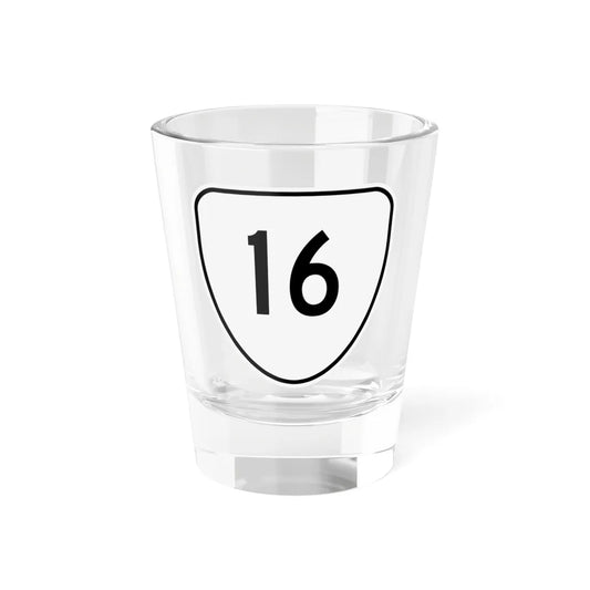 Virginia 16 1956 (Virginia) (Road Sign) Shot Glass 1.5oz 1.5oz - Go Mug Yourself