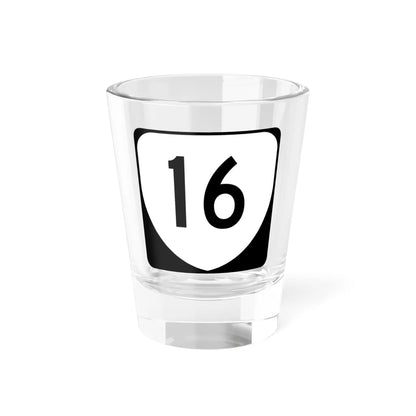 Virginia 16 (Virginia) (Road Sign) Shot Glass 1.5oz 1.5oz - Go Mug Yourself