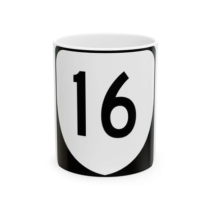 Virginia 16 (Virginia) (Road Sign) White Coffee Mug 11oz - Go Mug Yourself