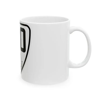Virginia 160 1924 (Virginia) (Road Sign) White Coffee Mug - Go Mug Yourself