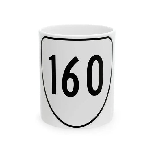 Virginia 160 1956 (Virginia) (Road Sign) White Coffee Mug 11oz - Go Mug Yourself