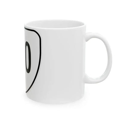 Virginia 160 1956 (Virginia) (Road Sign) White Coffee Mug - Go Mug Yourself