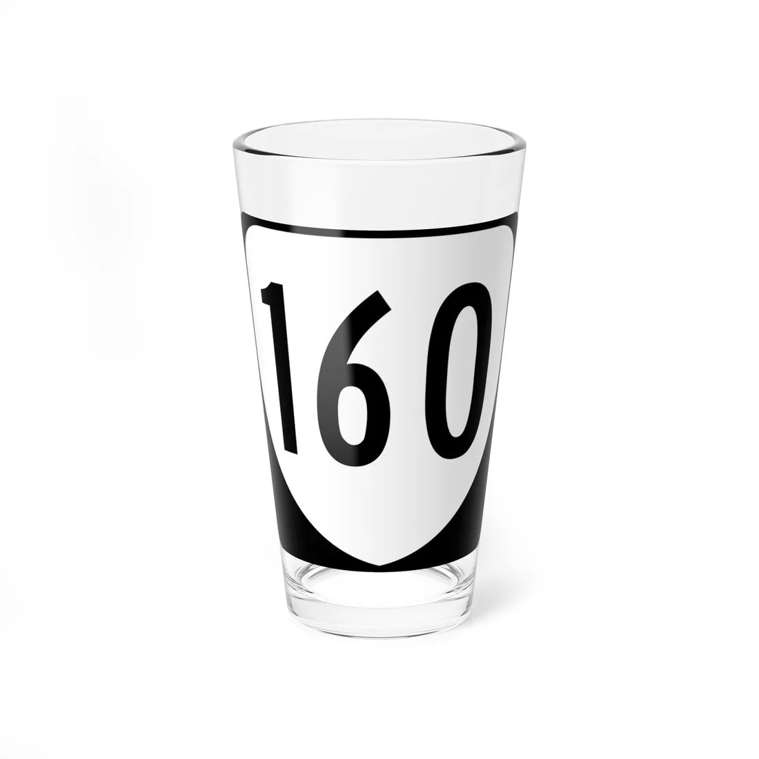Virginia 160 1980 (Virginia) (Road Sign) Pint Glss 16oz 16oz - Go Mug Yourself