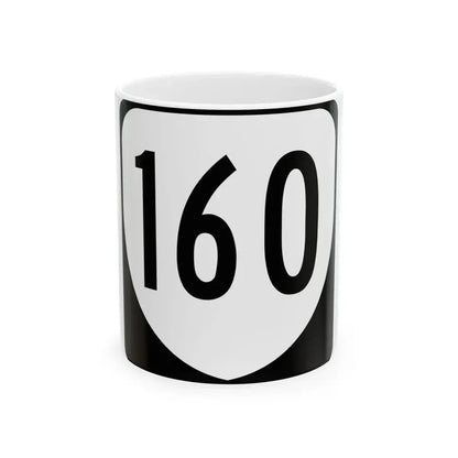 Virginia 160 1980 (Virginia) (Road Sign) White Coffee Mug 11oz - Go Mug Yourself
